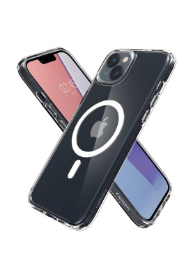 Чохол-накладка Spigen Ultra Hybrid MagFit для Apple iPhone 14 White (ACS05048)