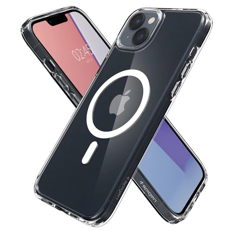 Чохол-накладка Spigen Ultra Hybrid MagFit для Apple iPhone 14 White (ACS05048)