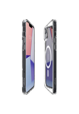 Чохол-накладка Spigen Ultra Hybrid MagFit для Apple iPhone 14 White (ACS05048)