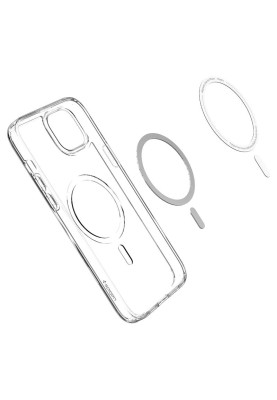 Чохол-накладка Spigen Ultra Hybrid MagFit для Apple iPhone 14 White (ACS05048)