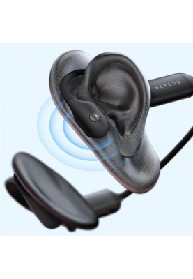 Bluetooth-гарнітура Haylou PurFree BC01 Wireless Bone Conduction Headphones Black (HAYLOU-BC01-BK)