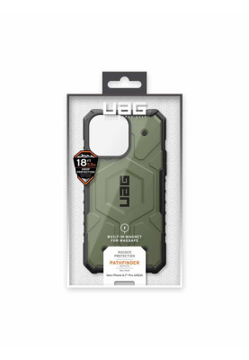 Чохол-накладка Urban Armor Gear Pathfinder Magsafe для Apple iPhone 14 Pro Max Olive (114055117272)