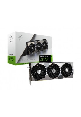 Відеокарта GF RTX 4070 Ti 12GB GDDR6X Suprim MSI (GeForce RTX 4070 Ti SUPRIM 12G)