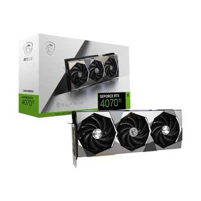 Відеокарта GF RTX 4070 Ti 12GB GDDR6X Suprim SE MSI (GeForce RTX 4070 Ti SUPRIM SE 12G)