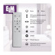 Світильник стельовий з пультом ДУ ELM Sirius 36W 3000-6500К IP20 (26-0074)