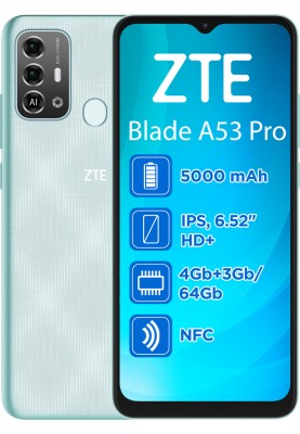 Смартфон ZTE Blade A53 Pro 4/64GB Dual Sim Green