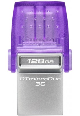 Флеш-накопичувач USB3.2 128GB Type-C Kingston DataTraveler microDuo 3C (DTDUO3CG3/128GB)