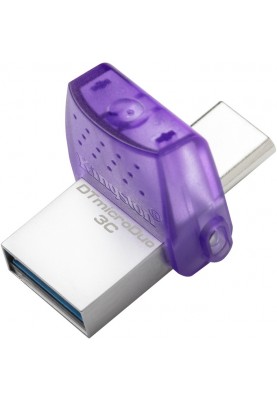 Флеш-накопичувач USB3.2 128GB Type-C Kingston DataTraveler microDuo 3C (DTDUO3CG3/128GB)