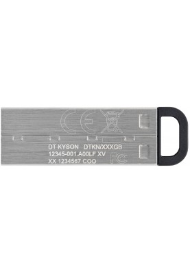 Флеш-накопичувач USB3.2 128GB Kingston DataTraveler Kyson Silver/Black (DTKN/128GB)