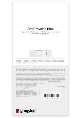 Флеш-накопичувач USB3.2 512GB Type-C Kingston DataTraveler Max Black (DTMAX/512GB)