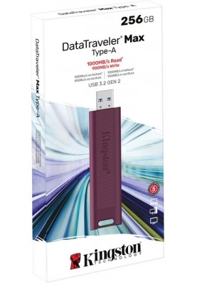 Флеш-накопичувач USB3.2 256GB Kingston DataTraveler Max Red (DTMAXA/256GB)