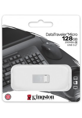 Флеш-накопичувач USB3.2 128GB Kingston DataTraveler Micro (DTMC3G2/128GB)