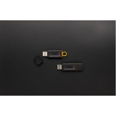 Флеш-накопичувач USB3.2 128GB Kingston DataTraveler Exodia Black/Yellow (DTX/128GB)