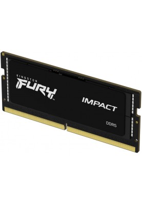 Модуль пам`ятi SO-DIMM 32GB/5600 DDR5 Kingston Fury Impact PnP (KF556S40IB-32)