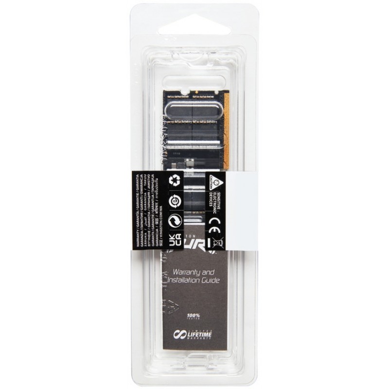 Модуль пам`ятi SO-DIMM 32GB/5600 DDR5 Kingston Fury Impact PnP (KF556S40IB-32)