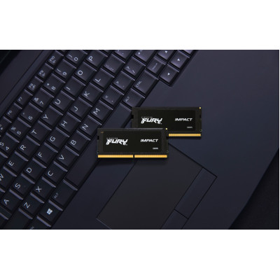 Модуль пам`ятi SO-DIMM 32GB/5600 DDR5 Kingston Fury Impact PnP (KF556S40IB-32)