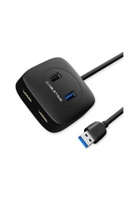 USB-хаб Cabletime 4-Ports, USB3.0 + USB2.0 + Micro B з живленням (CB43B)