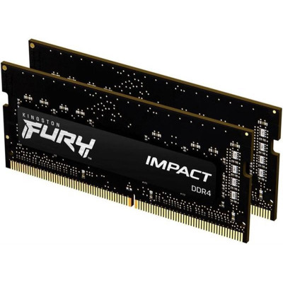 Модуль пам`ятi SO-DIMM 2x16GB/3200 DDR4 Kingston Fury Impact (KF432S20IBK2/32)