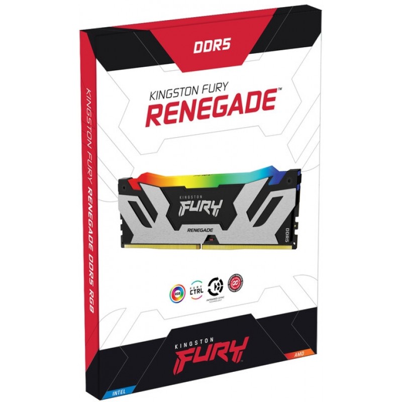 Модуль пам`яті DDR5 48GB/6000 Kingston Fury Renegade RGB (KF560C32RSA-48)