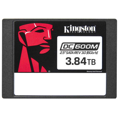 Накопичувач SSD  3.84TB Kingston SSD DC600M 2.5" SATAIII 3D TLC (SEDC600M/3840G)