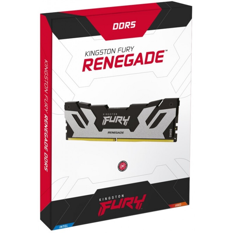 Модуль пам`яті DDR5 48GB/6400 Kingston Fury Renegade Silver (KF564C32RS-48)