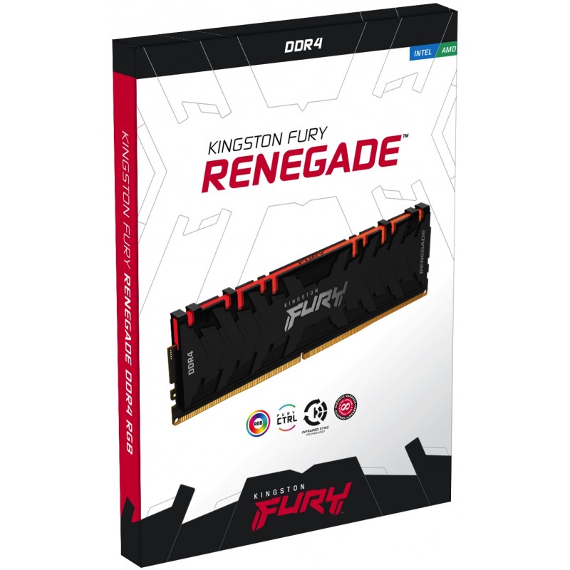 Модуль пам`яті DDR4 2x16GB/3600 Kingston Fury Renegade RGB (KF436C16RB1AK2/32)