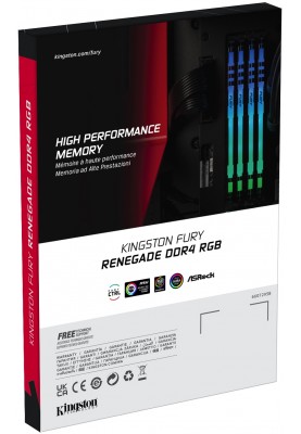 Модуль пам`яті DDR4 2x16GB/3600 Kingston Fury Renegade RGB (KF436C16RB1AK2/32)