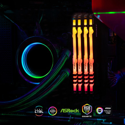 Модуль пам`яті DDR4 2x8GB/3600 Kingston Fury Beast RGB (KF436C17BB2AK2/16)