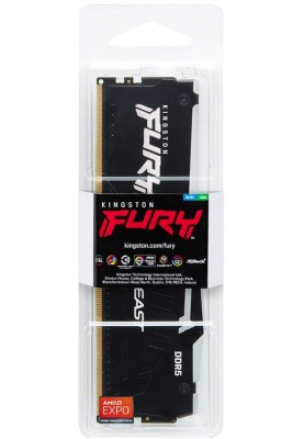 Модуль пам`яті DDR5 16GB/6000 Kingston Fury Beast RGB Black (KF560C36BBEA-16)