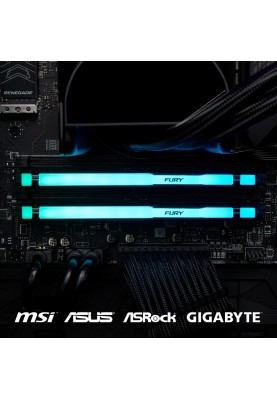 Модуль пам`яті DDR5 16GB/6000 Kingston Fury Beast RGB Black (KF560C36BBEA-16)