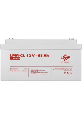 Акумуляторна батарея LogicPower 12V 65AH (LPM-GL 12 - 65 AH) GEL