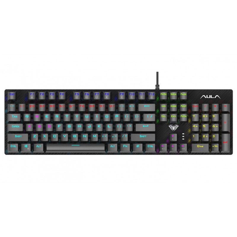 Клавіатура Aula Mechanical S2022 Black keycap KRGD blue (6948391240527)