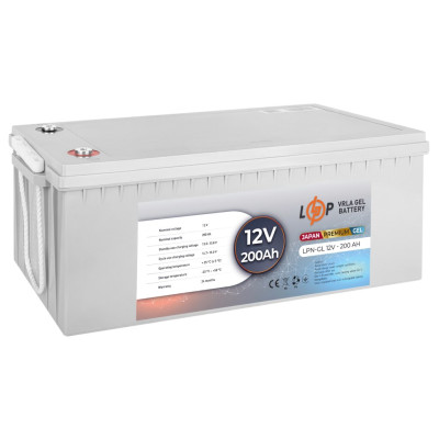 Акумуляторна батарея Logicpower LPN-GL 12V-200 Ah GEL