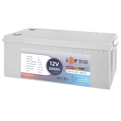 Акумуляторна батарея Logicpower LPN-GL 12V-200 Ah GEL