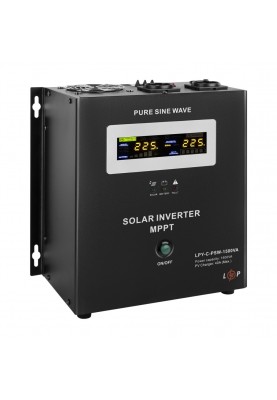 Сонячний інвертор (ДБЖ) LogicPower LPY-С-PSW-1500VA (1050Вт) MPPT 24V (LP19541)