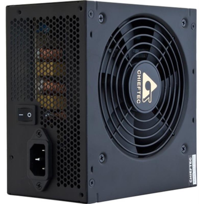 Блок живлення Chieftec TPS-500S, ATX 2.3, APFC, 12cm fan, Bronze, RTL