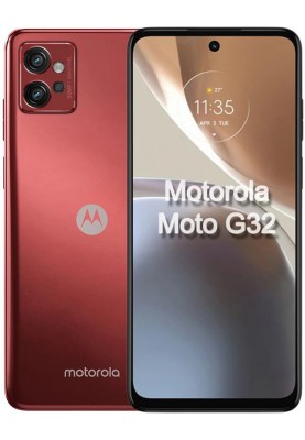 Смартфон Motorola Moto G32 8/256GB Dual Sim Satin Maroon (PAUU0052RS)