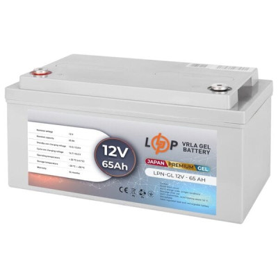 Акумуляторна батарея Logicpower LPN-GL 12V-65 Ah GEL