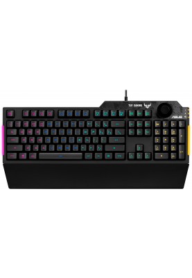 Клавіатура Asus TUF Gaming K1 USB Black UKR (90MP01X0-BKMA00)