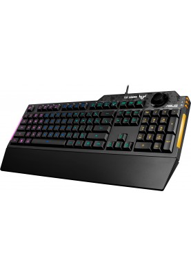 Клавіатура Asus TUF Gaming K1 USB Black UKR (90MP01X0-BKMA00)