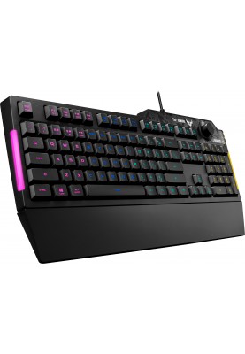 Клавіатура Asus TUF Gaming K1 USB Black UKR (90MP01X0-BKMA00)