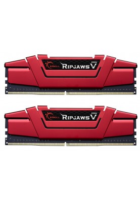 Модуль пам`ятi DDR4 2x8GB/2666 G.Skill Ripjaws V Red (F4-2666C19D-16GVR)