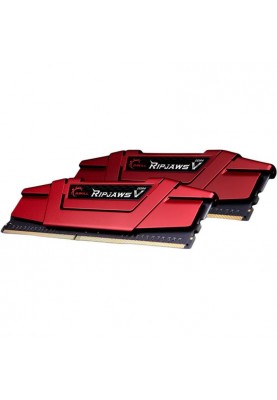 Модуль пам`ятi DDR4 2x8GB/2666 G.Skill Ripjaws V Red (F4-2666C19D-16GVR)