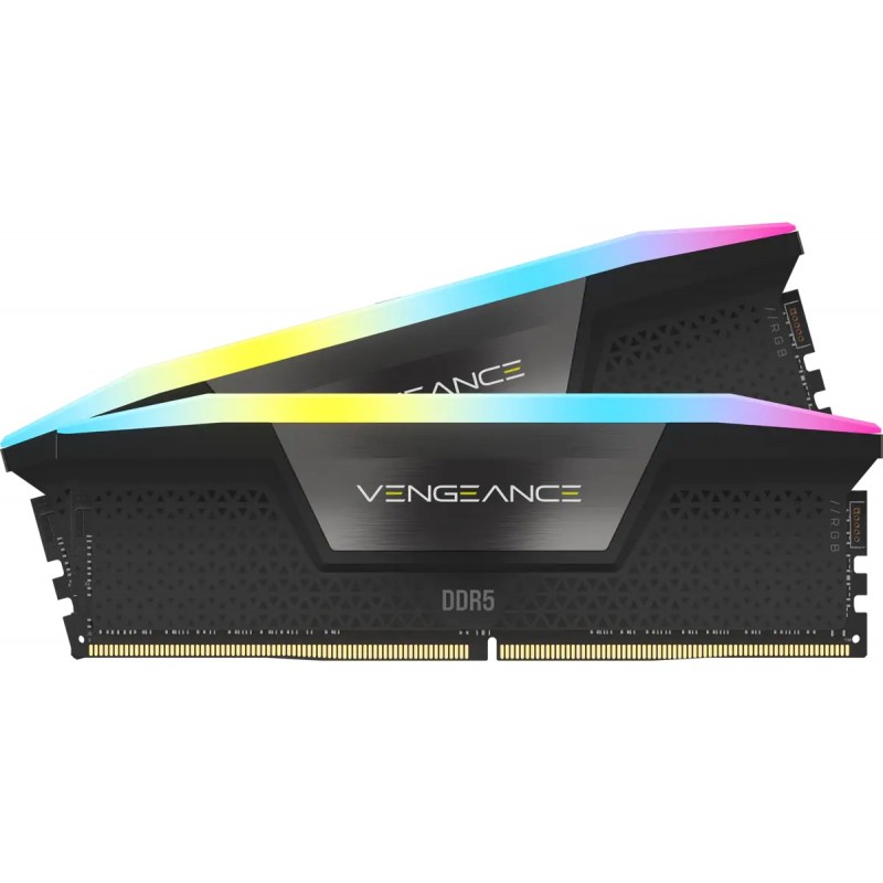 Модуль пам`ятi DDR5 2x16GB/5200 Corsair Vengeance RGB Black (CMH32GX5M2B5200Z40K)