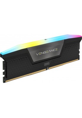 Модуль пам`ятi DDR5 2x16GB/5200 Corsair Vengeance RGB Black (CMH32GX5M2B5200Z40K)