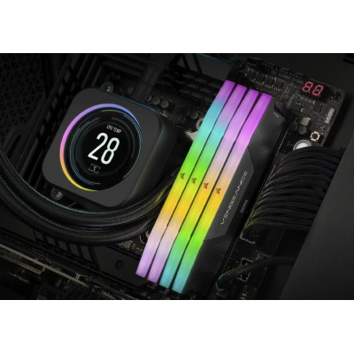 Модуль пам`ятi DDR5 2x16GB/5200 Corsair Vengeance RGB Black (CMH32GX5M2B5200Z40K)