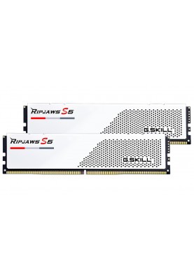 Модуль пам`ятi DDR5 2x16GB/6000 G.Skill Ripjaws S5 White (F5-6000J3040F16GX2-RS5W)