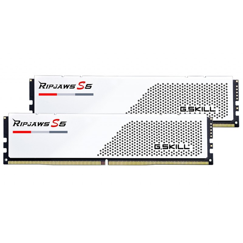 Модуль пам`ятi DDR5 2x16GB/6000 G.Skill Ripjaws S5 White (F5-6000J3040F16GX2-RS5W)