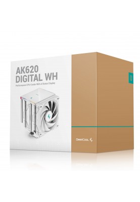 Кулер процесорний DeepCool AK620 Digital WH (R-AK620-WHADMN-G)