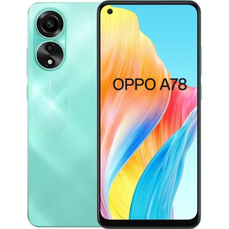 Смартфон Oppo A78 4G 8/256GB Dual Sim Aqua Green